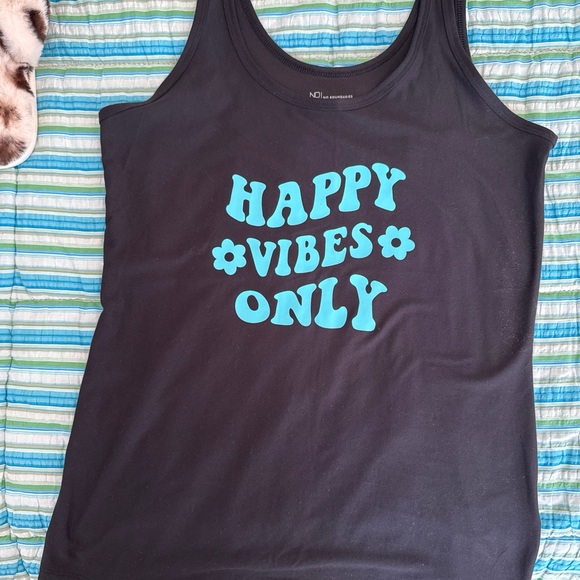 Black and Aqua Tank Tops Set (buy as a bundle) - Picture 6 of 10